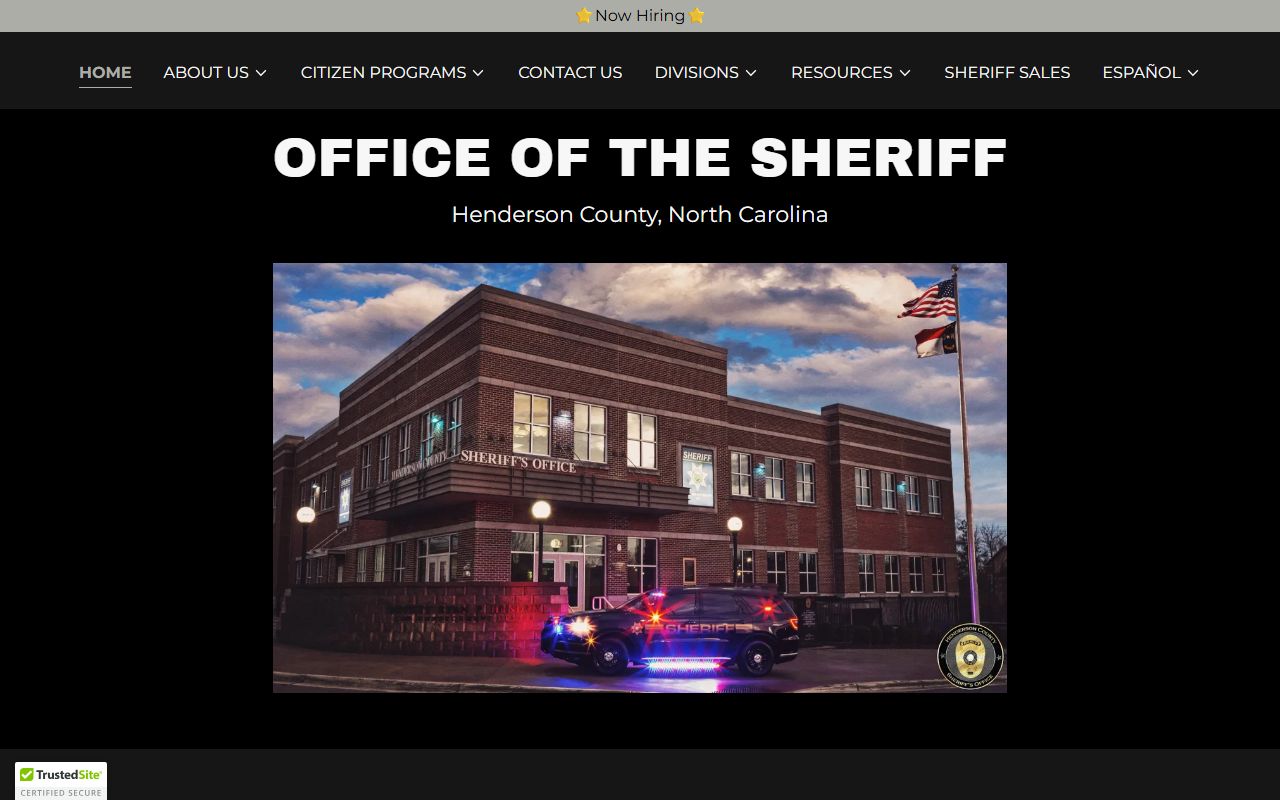Henderson County Sheriff's Office detention facility Hendersonville NC recent arrests