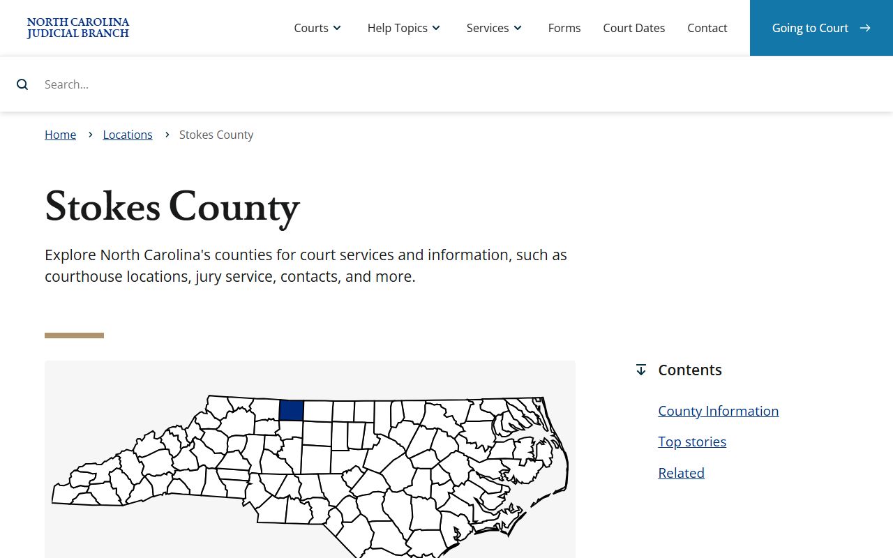 Stokes County Clerk of Court recent arrest records in Danbury NC